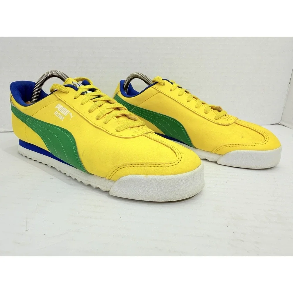 Puma Roma Brazil Dandelion Yellow Green Sneakers Men's US 7C 354259-50